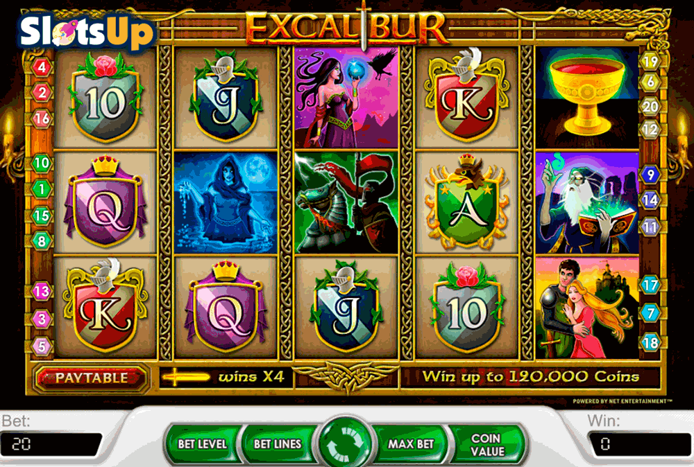 excalibur netent casino slots 