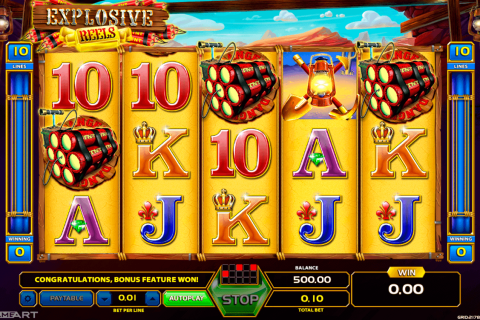 EXPLOSIVE REELS GAMEART SLOT MACHINE