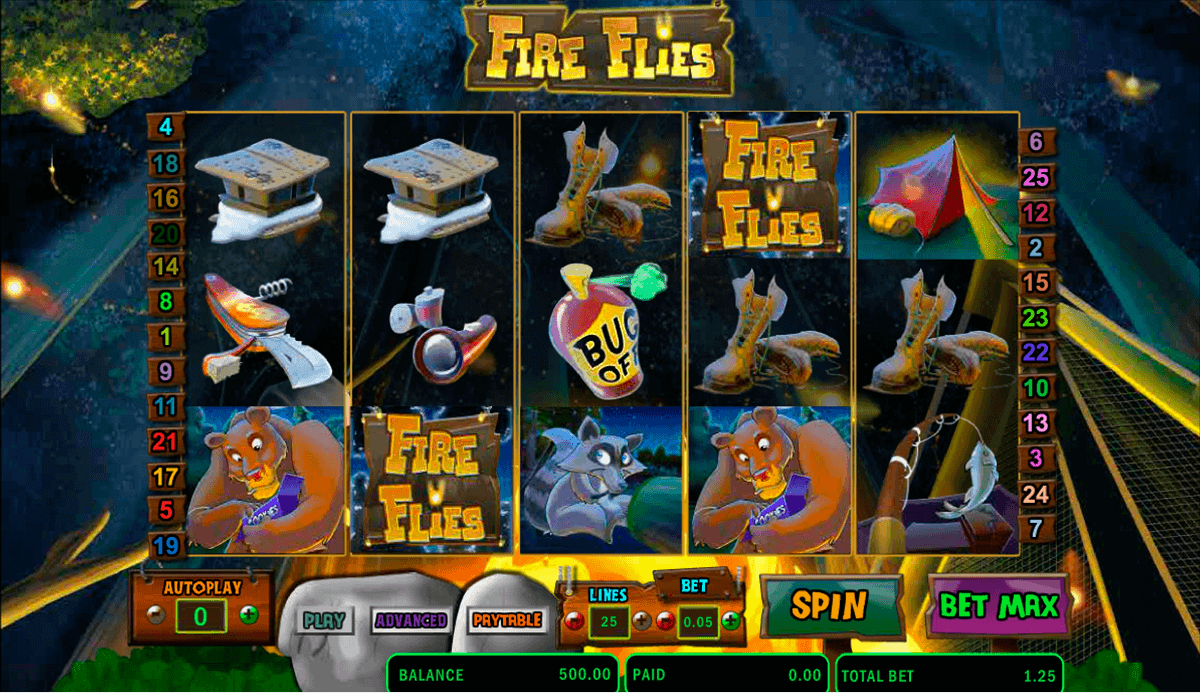 fire flies amaya casino slots 