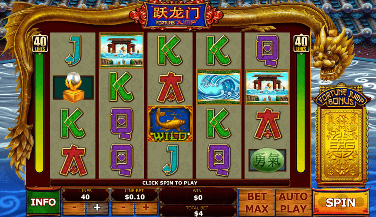 fortune jump playtech casino slots