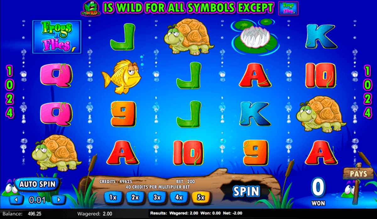 Frogs N Flies Slot Machine Frogs N Flies Slot Machine