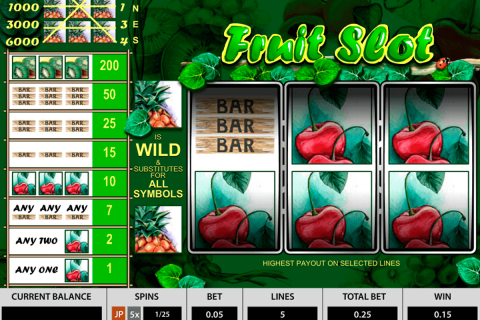FRUIT SLOT 3 REELS PRAGMATIC