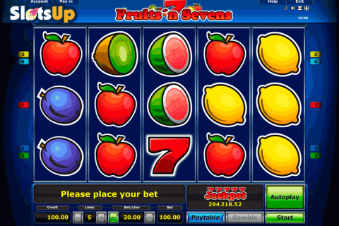 Fruitsn Sevens Novomatic Casino Slots