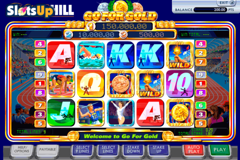 GO FOR GOLD ASH GAMING CASINO SLOTS