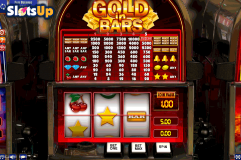 Gold In Bars Gamesos Casino Slots 