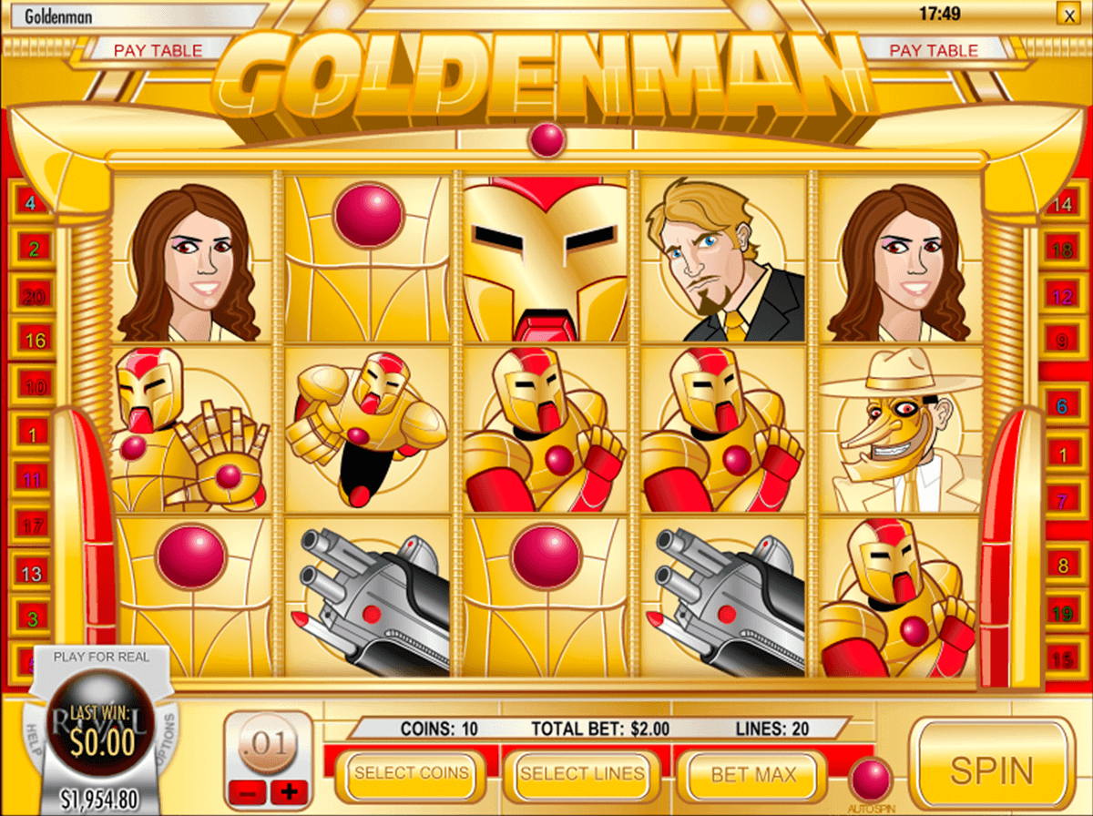 golden man rival casino slots 