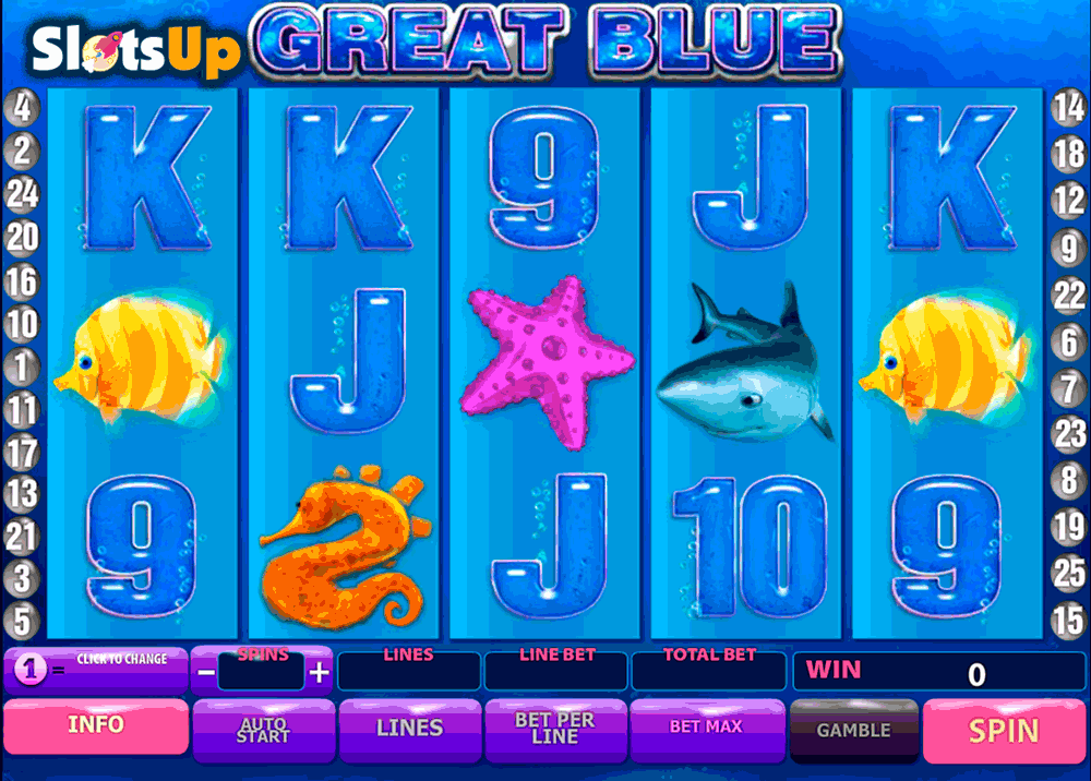 great blue slot game free play