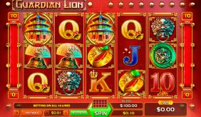 Guardian Lion Gameart Slot Machine 