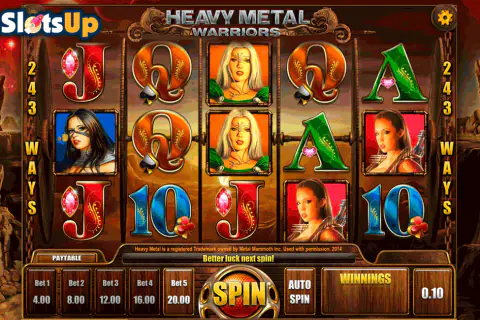 HEAVY METAL WARRIORS ISOFTBET CASINO SLOTS