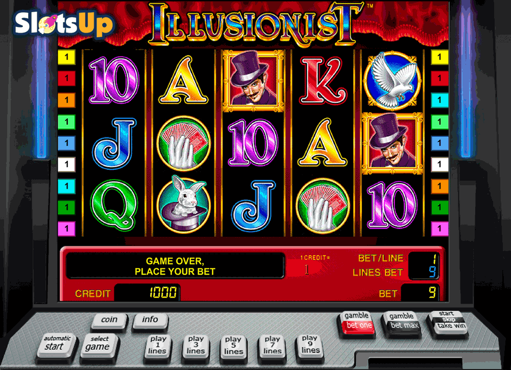 illusionist novomatic casino slots