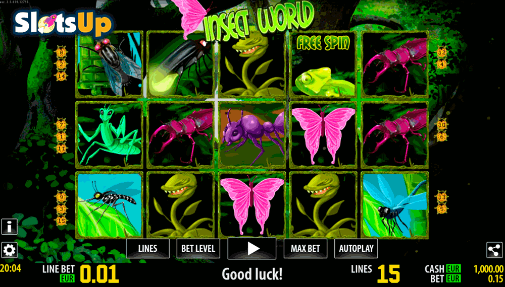 insect world hd world match casino slots 