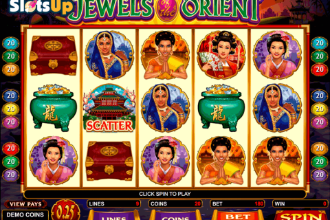 JEWELS OF THE ORIENT MICROGAMING CASINO SLOTS 