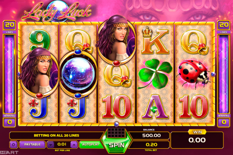 LADY LUCK GAMEART SLOT MACHINE GAME 