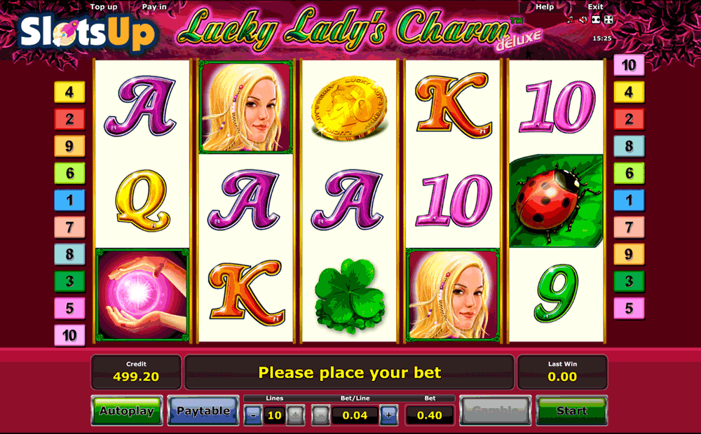 lucky lady s charm deluxe игровой автомат