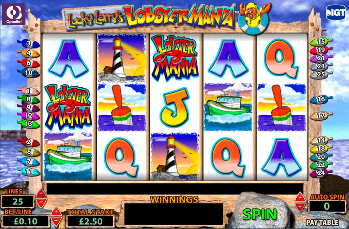 igt slots lucky larrys lobstermania