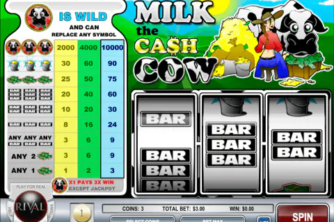 MILK THE CASH COW RIVAL CASINO SLOTS