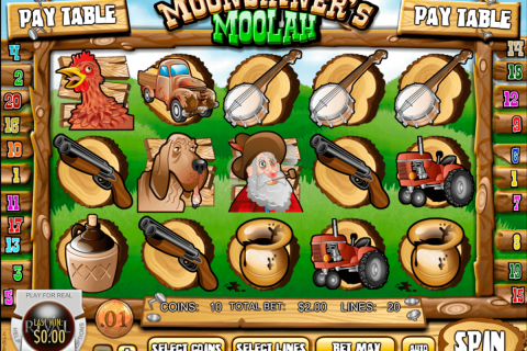 MOONSHINERS MOOLAH RIVAL CASINO SLOTS