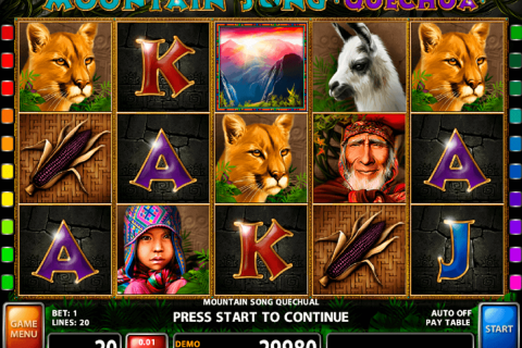 MOUNTAIN SONG QUECHUA CASINO TECHNOLOGY SLOT MACHINE