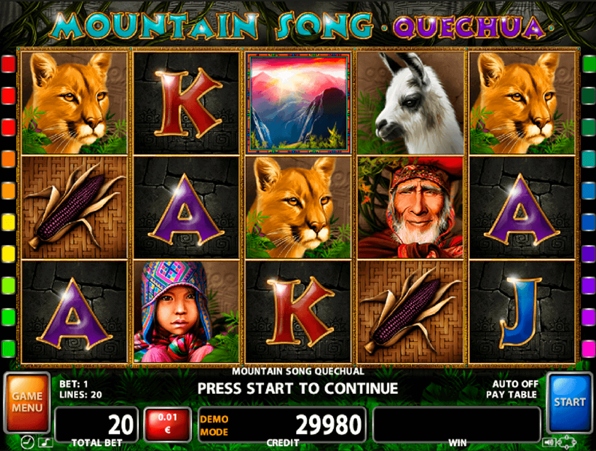 mountain song quechua casino technology slot machine 