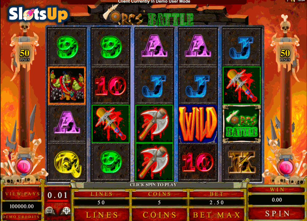 orcs battle microgaming casino slots 
