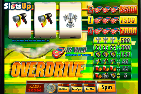 OVERDRIVE 3 REEL SAUCIFY CASINO SLOTS
