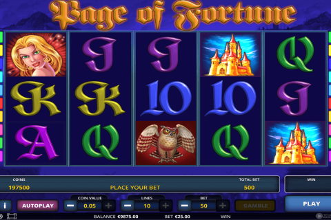 PAGE OF FORTUNE DELUXE ZEUS PLAY