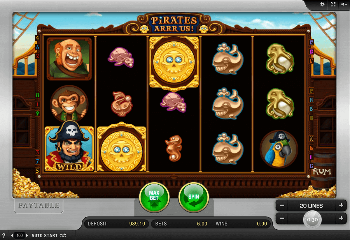 Pirates arrr us игровой автомат онлайн казино с пополнением от 10 рублей
