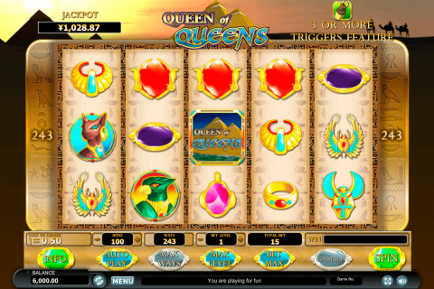 QUEEN OF QUEENS HABANERO SLOT MACHINE