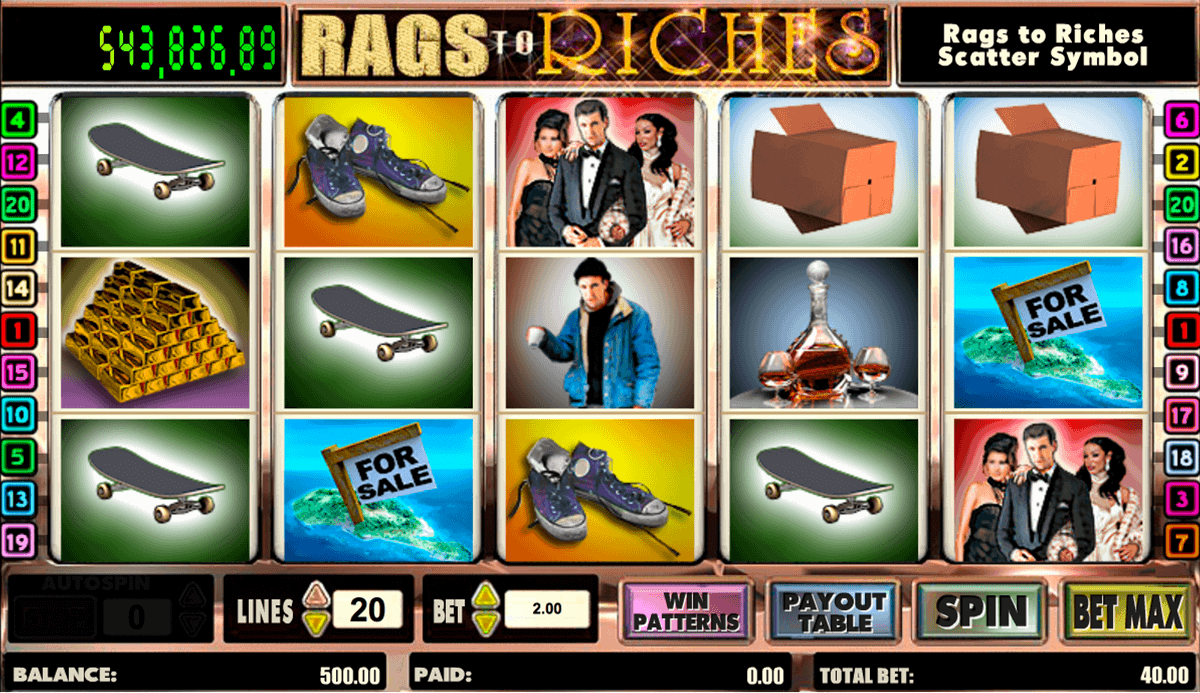 rags to riches amaya casino slots 