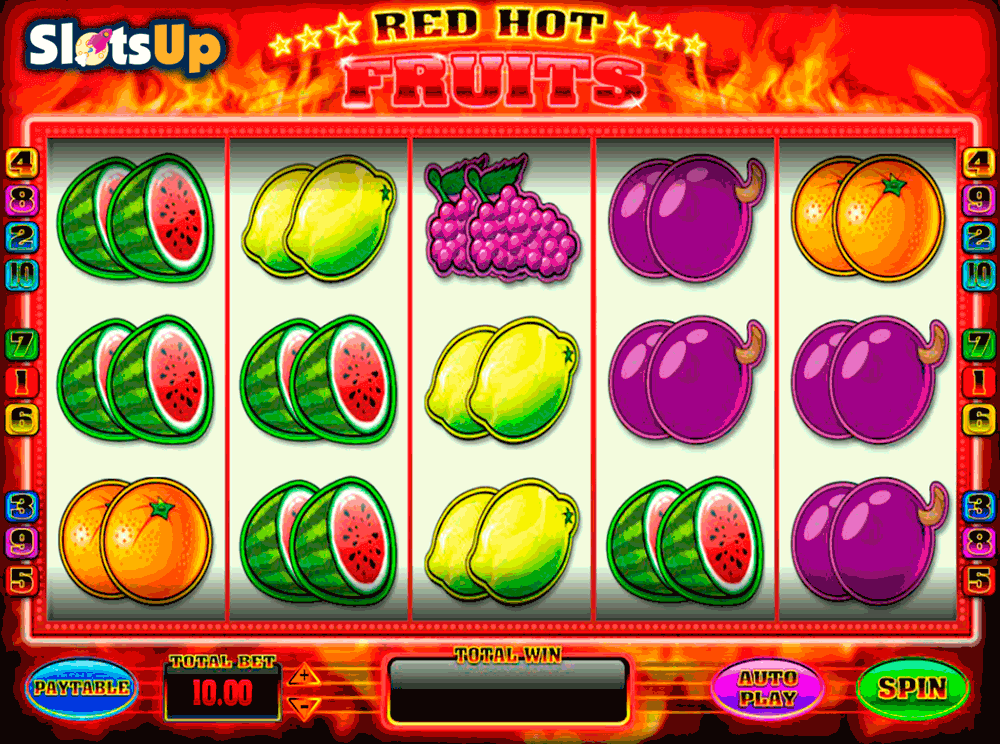 Red Hot Fruits Slot Machine Online ᐈ Blueprint Casino Slots