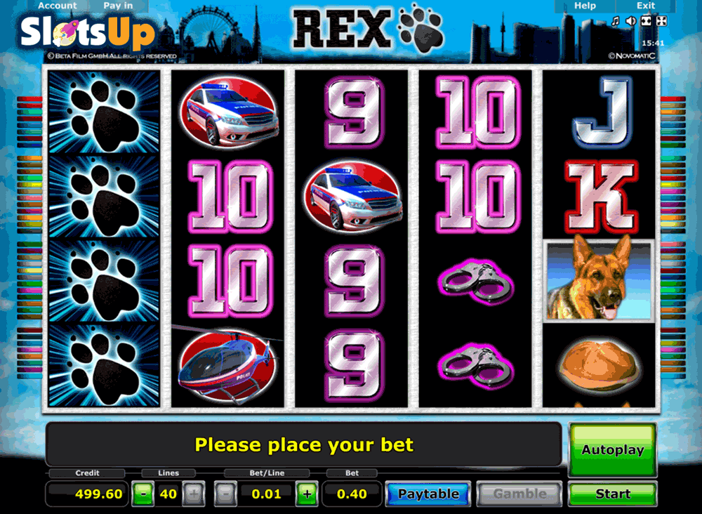 rex novomatic casino slots 