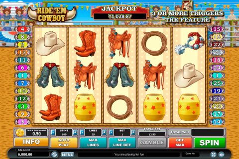RIDE EM COWBOY HABANERO SLOT MACHINE