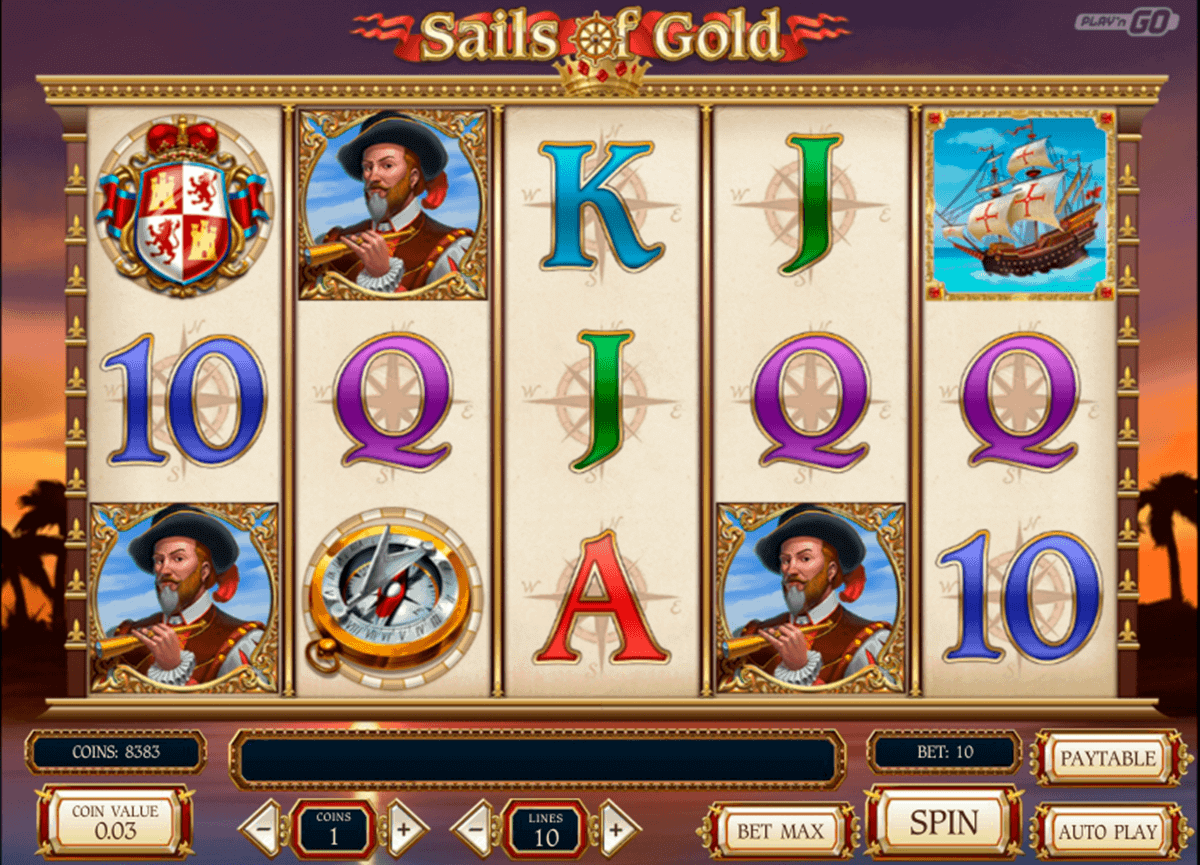 Sails of Gold Slot Machine Sails of Gold Slot Machine