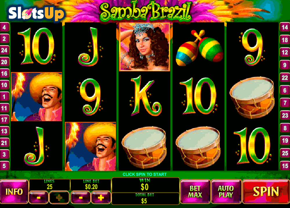 samba brazil игровой автомат