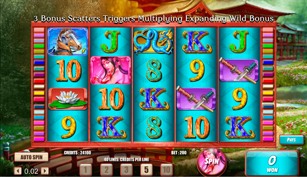 samurai princess amaya casino slots 