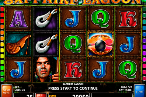 SAPPHIRE LAGOON CASINO TECHNOLOGY SLOT MACHINE