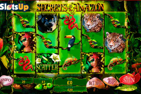SECRETS OF THE AMAZON PLAYTECH CASINO SLOTS