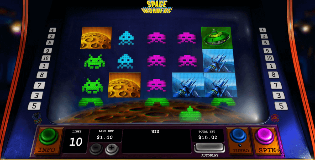 Space Invaders Slot Machine