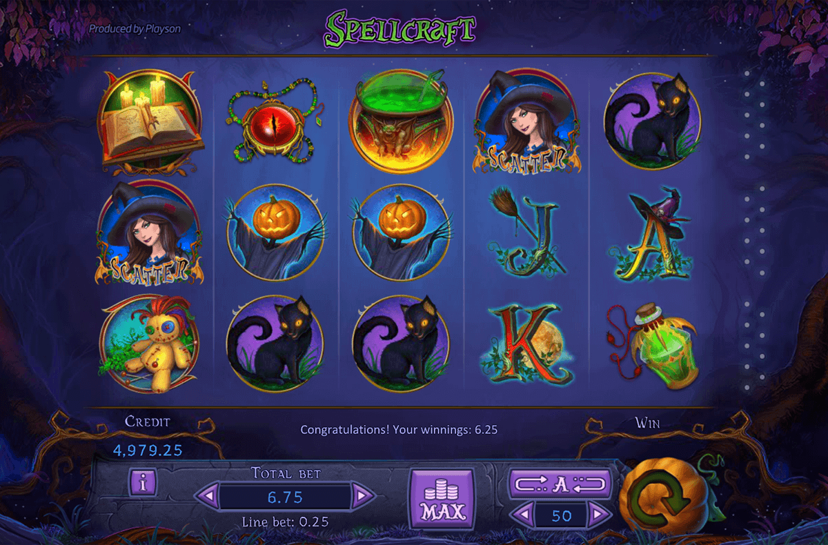New Playson Casino Slot, Spellcraft New Playson Casino Slot, Spellcraft