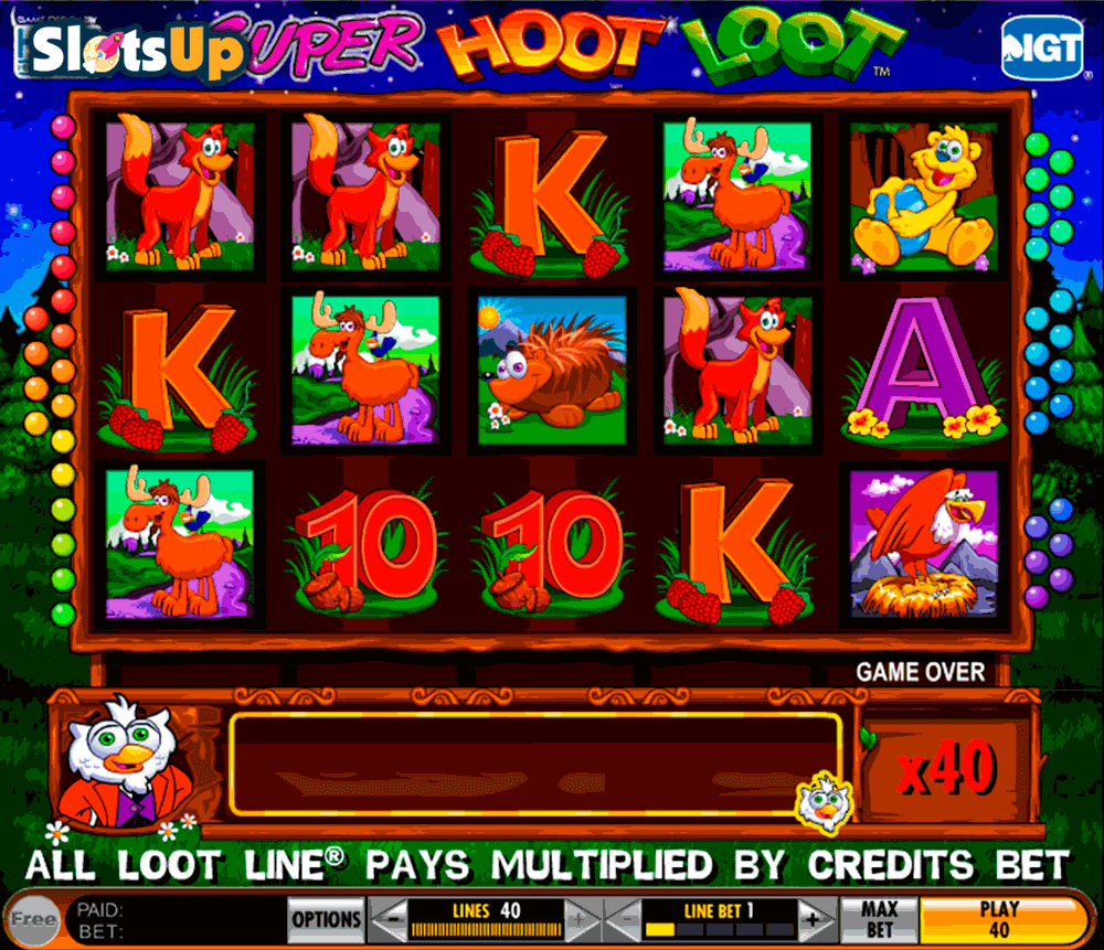 Hoot loot casino slot machine