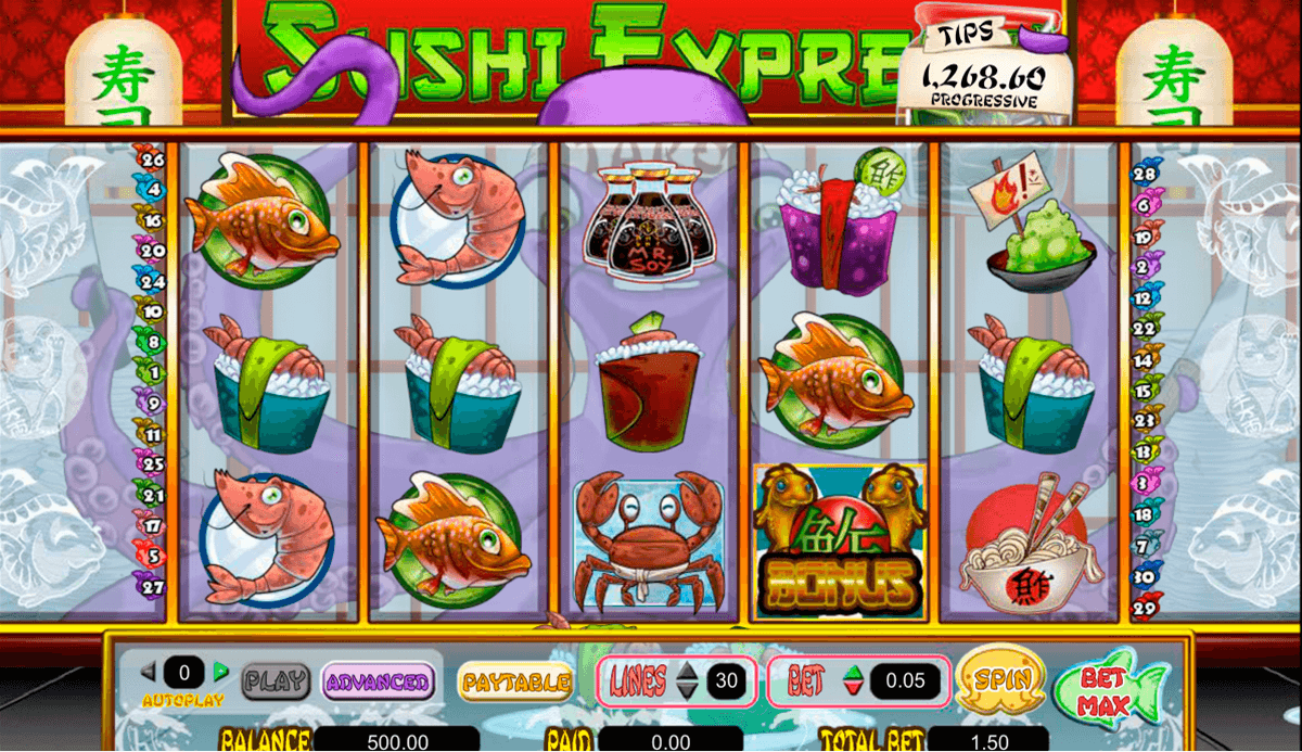 sushi express amaya casino slots 