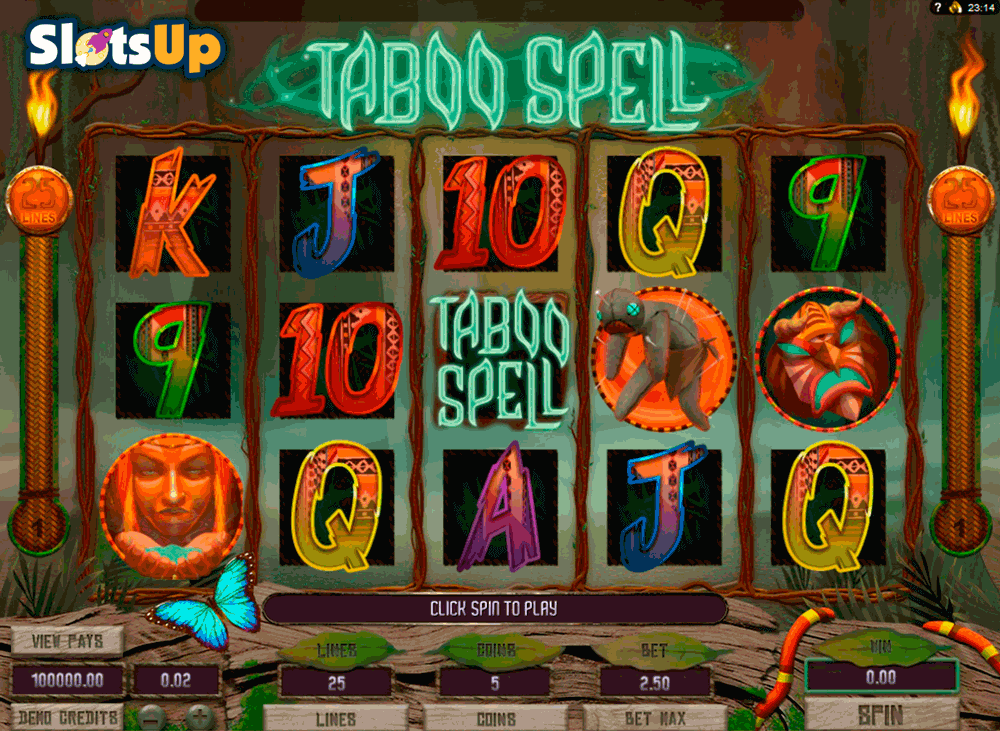 taboo spell genesis casino slots 