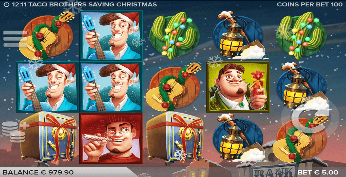 Taco Brothers Saving Christmas Slot Machine Taco Brothers Saving Christmas Slot Machine