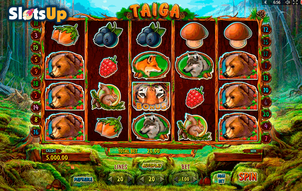 Taiga Slot Machine Online with 95.31% RTP ᐈ Playson Casino Slots