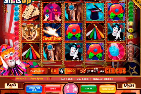 THE FABULOUS CIRCUS PORTOMASO CASINO SLOTS