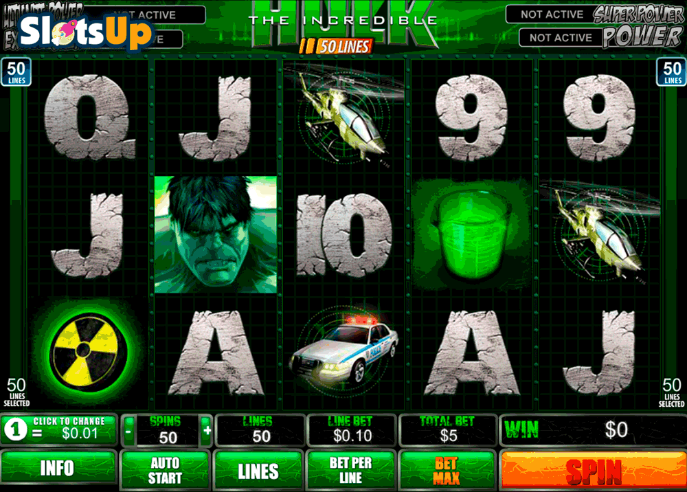 Incredible hulk slot game Incredible hulk slot game