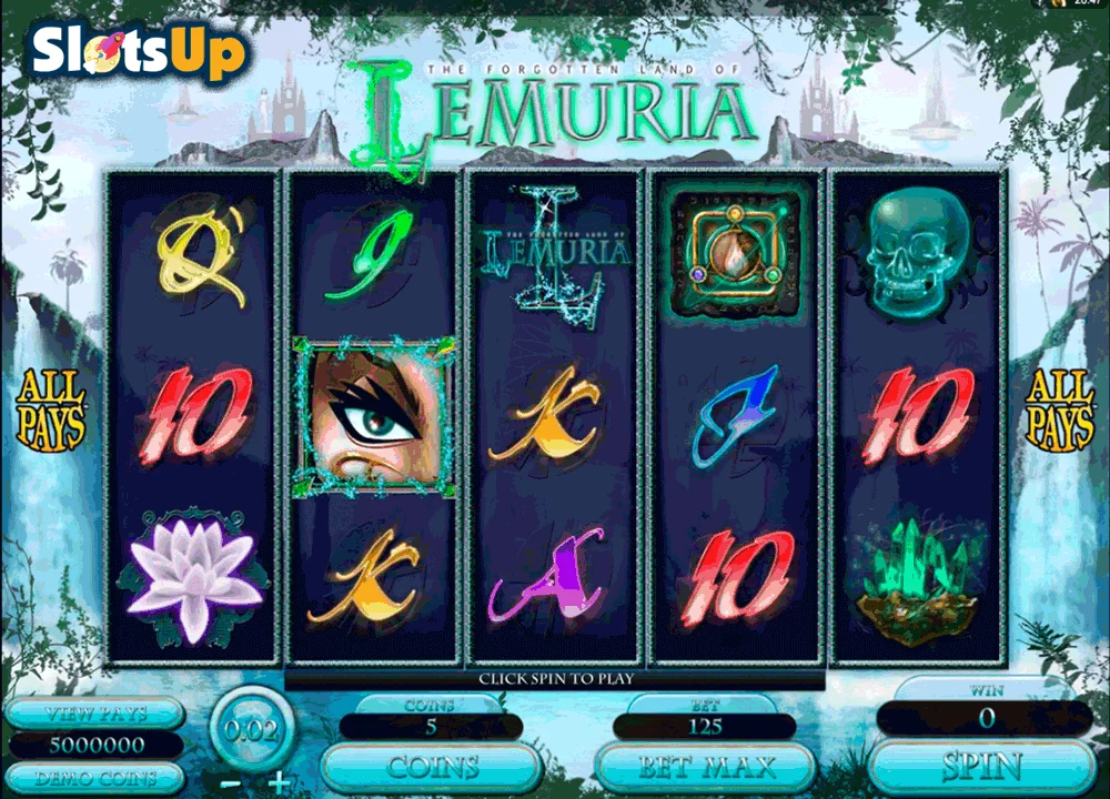 the land of lemuria microgaming casino slots