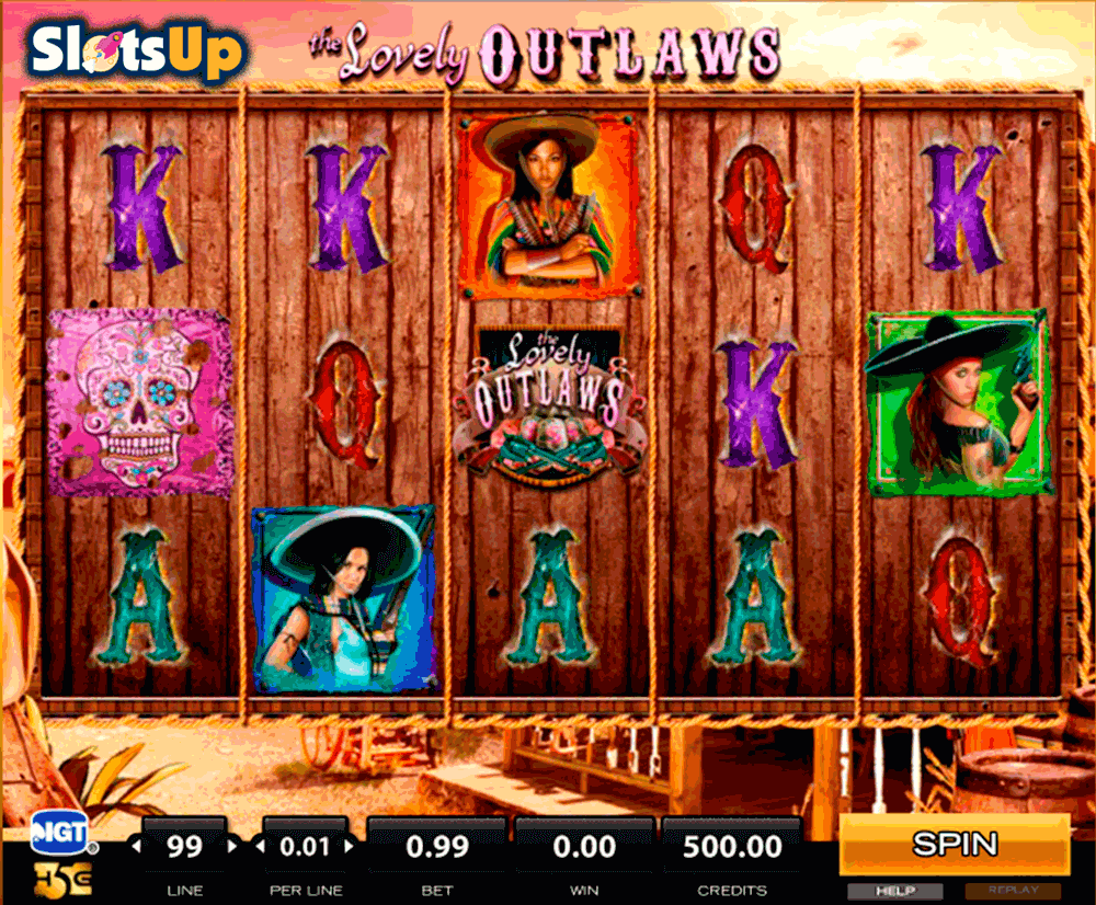 Lovely Outlaws Slot Machine