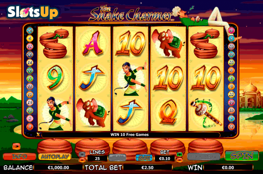 The snake charmer slot free play