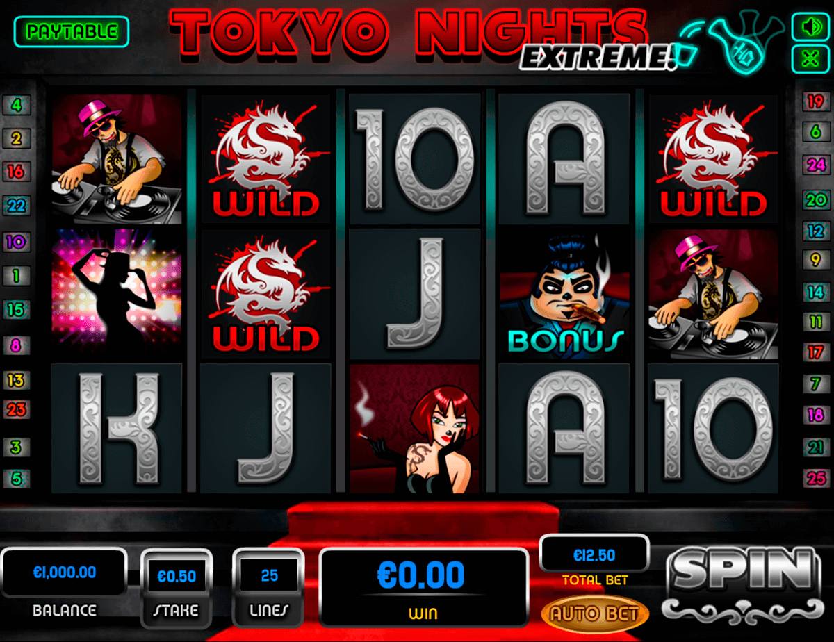 tokyo nights pariplay slot machine 